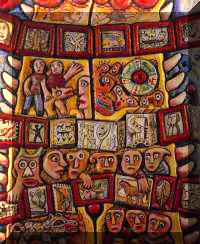 Chichorro Mario 1986 67,5X83 Sur une forme végétale.JPG (12715 octets)